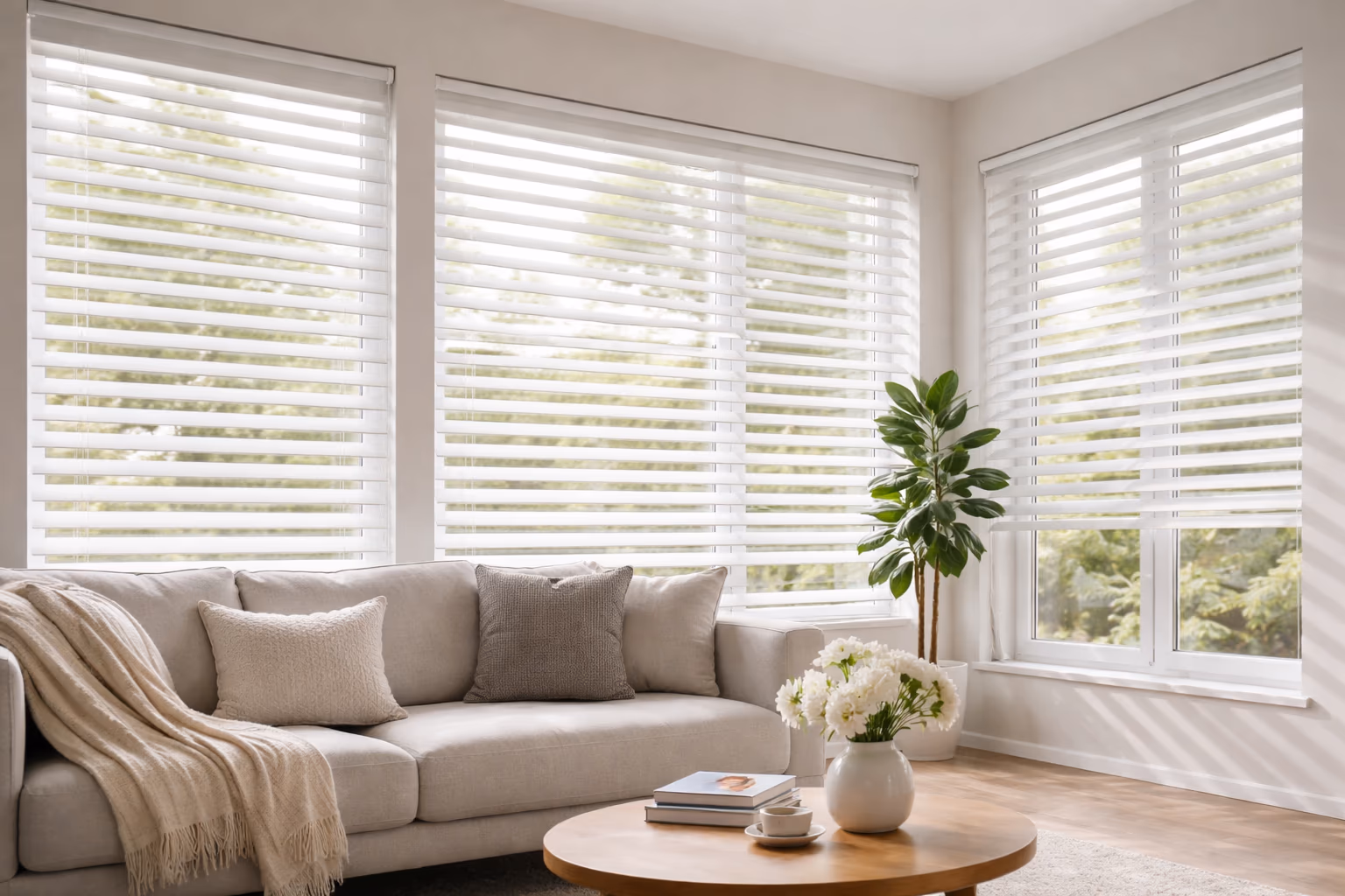 Bay Blinds blinds in a Northern California home