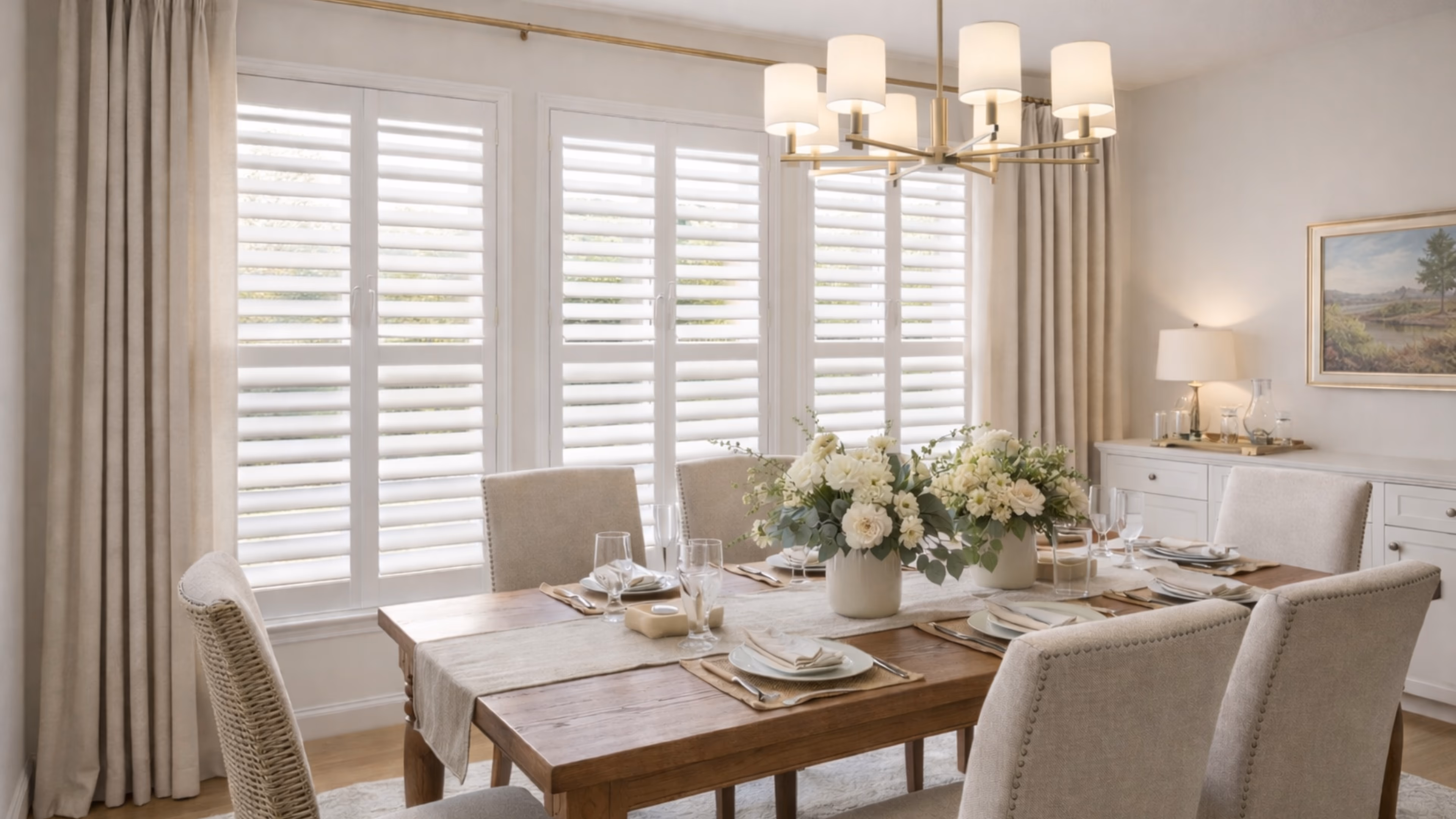 Custom Drapery and Sheers - custom window treatment installed in a Marin County home by Bay Blinds, Novato CA 94945