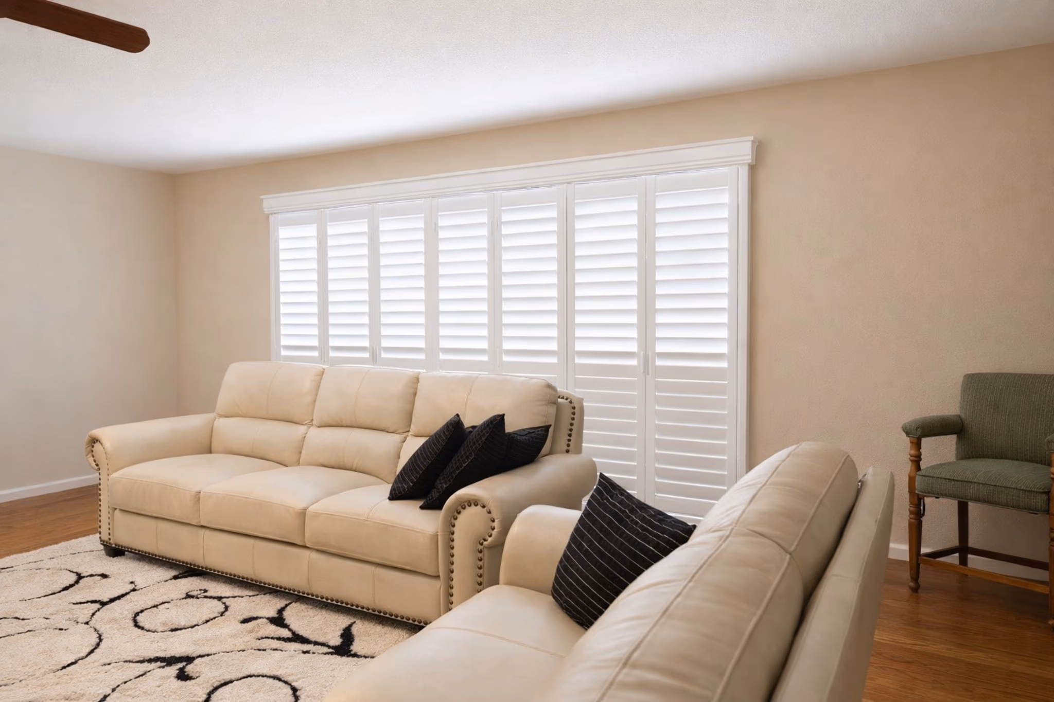 Silhouette® Window Shadings - custom window treatment installed in a Marin County home by Bay Blinds, Novato CA 94945