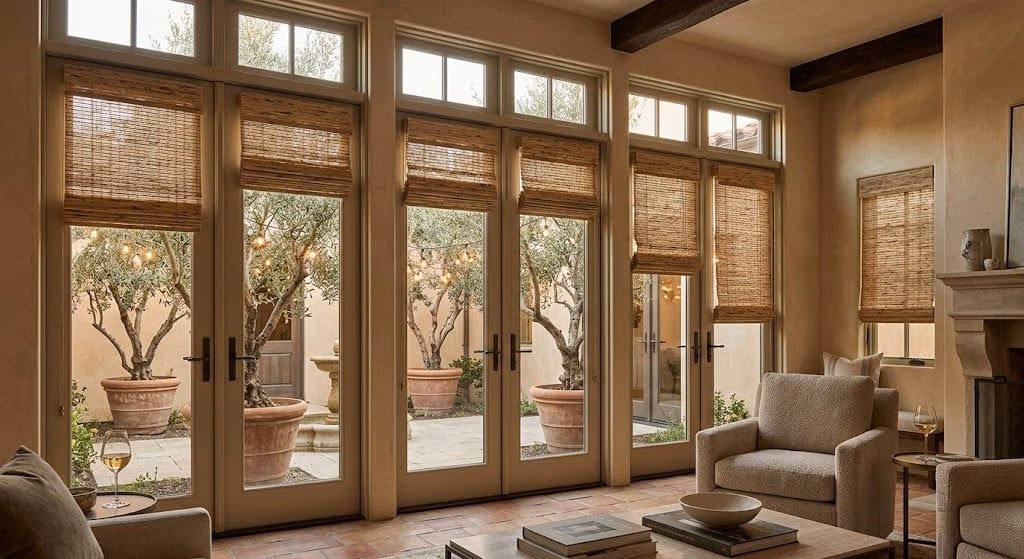 Pirouette® and Luminette® Sheers - custom window treatment installed in a Marin County home by Bay Blinds, Novato CA 94945